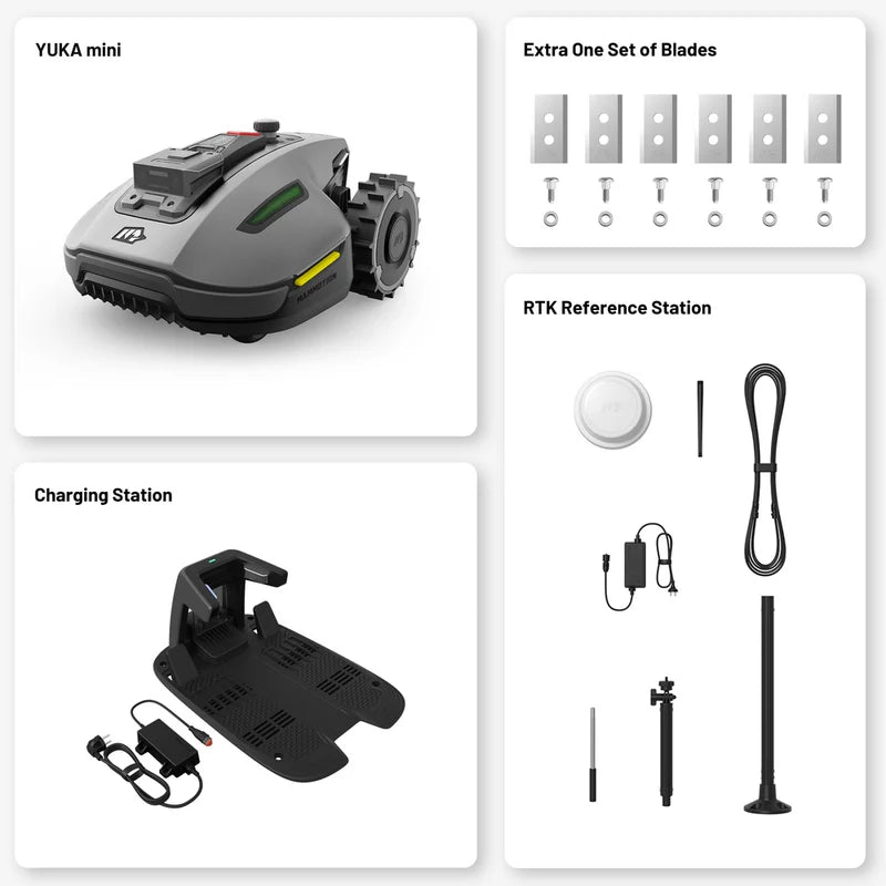 YUKA mini Mähroboter ohne Begrenzungskabel